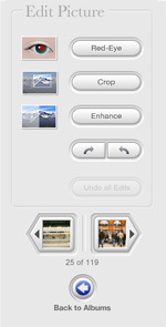 Screenshot of Picasa Image Editor