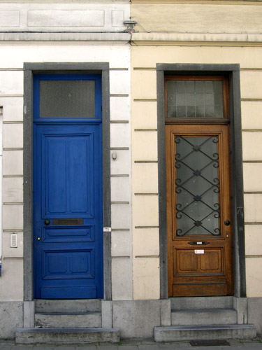 Take the blue door